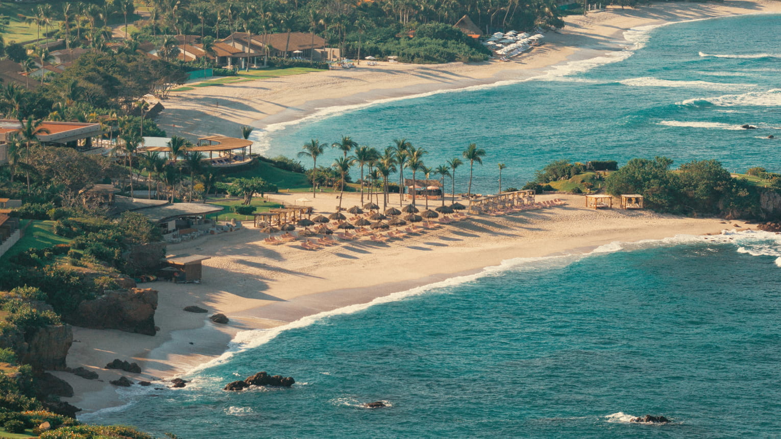 The Pacific coast and beaches at Four Seasons Punta Mita